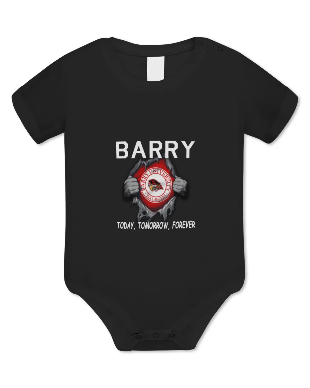 Barry University Today forever US Baby Bodysuit - EU black 3m
