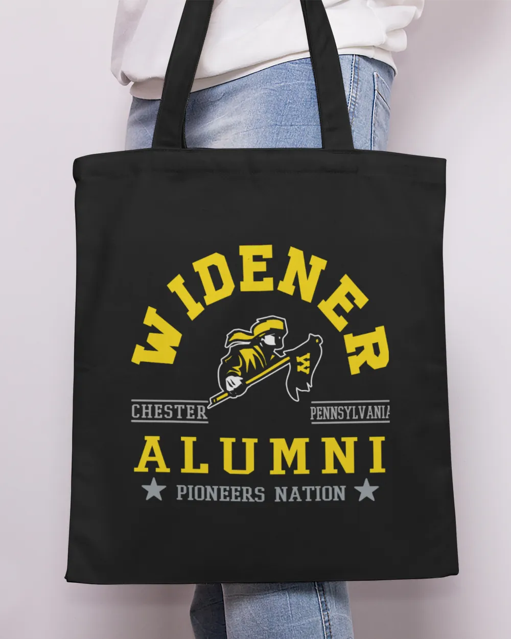 Widener College Nation Tote Bag - Printed in the EU black onesize