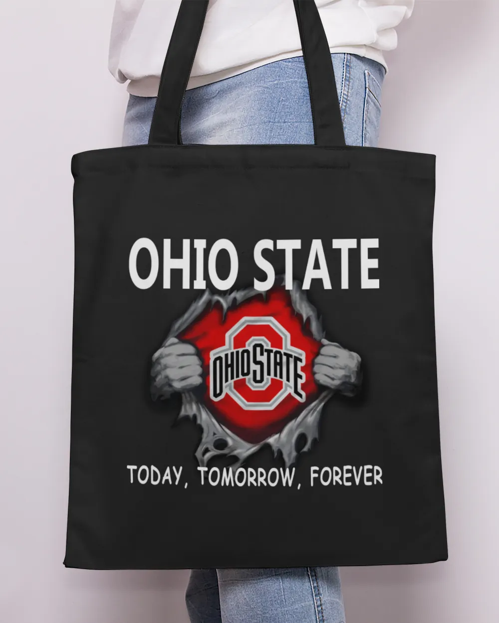 Ohio State Buckeyes Today forever Tote Bag - Printed in the EU black onesize
