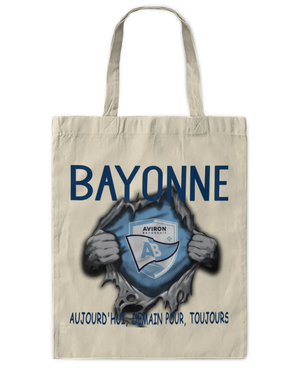 Aviron Bayonnais Today Forever FRA Tote Bag - Printed in the EU natural onesize