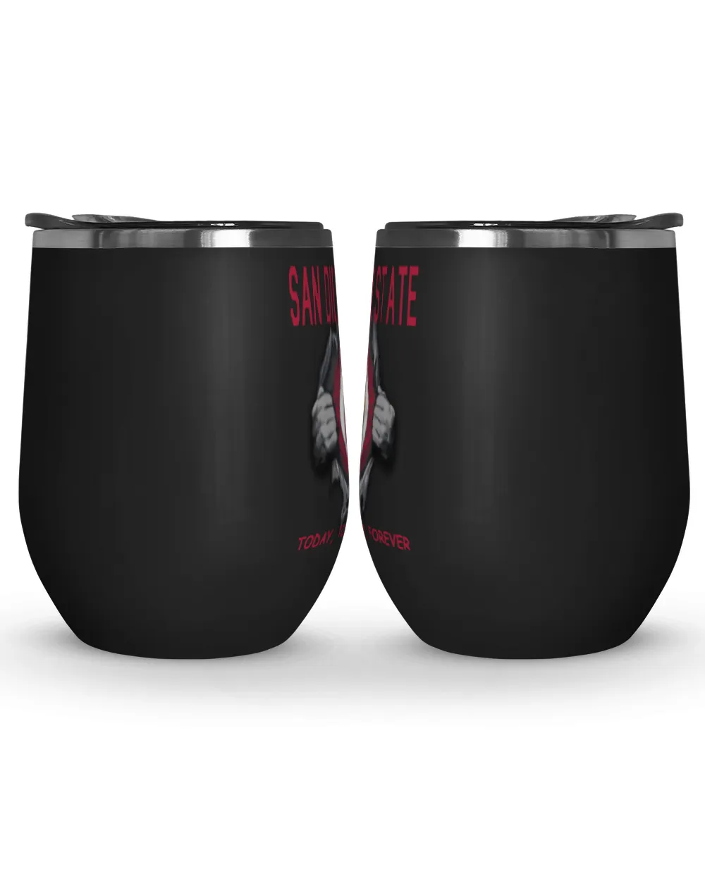 San Diego State University Today forever US Wine Tumbler (12 oz) black 12oz