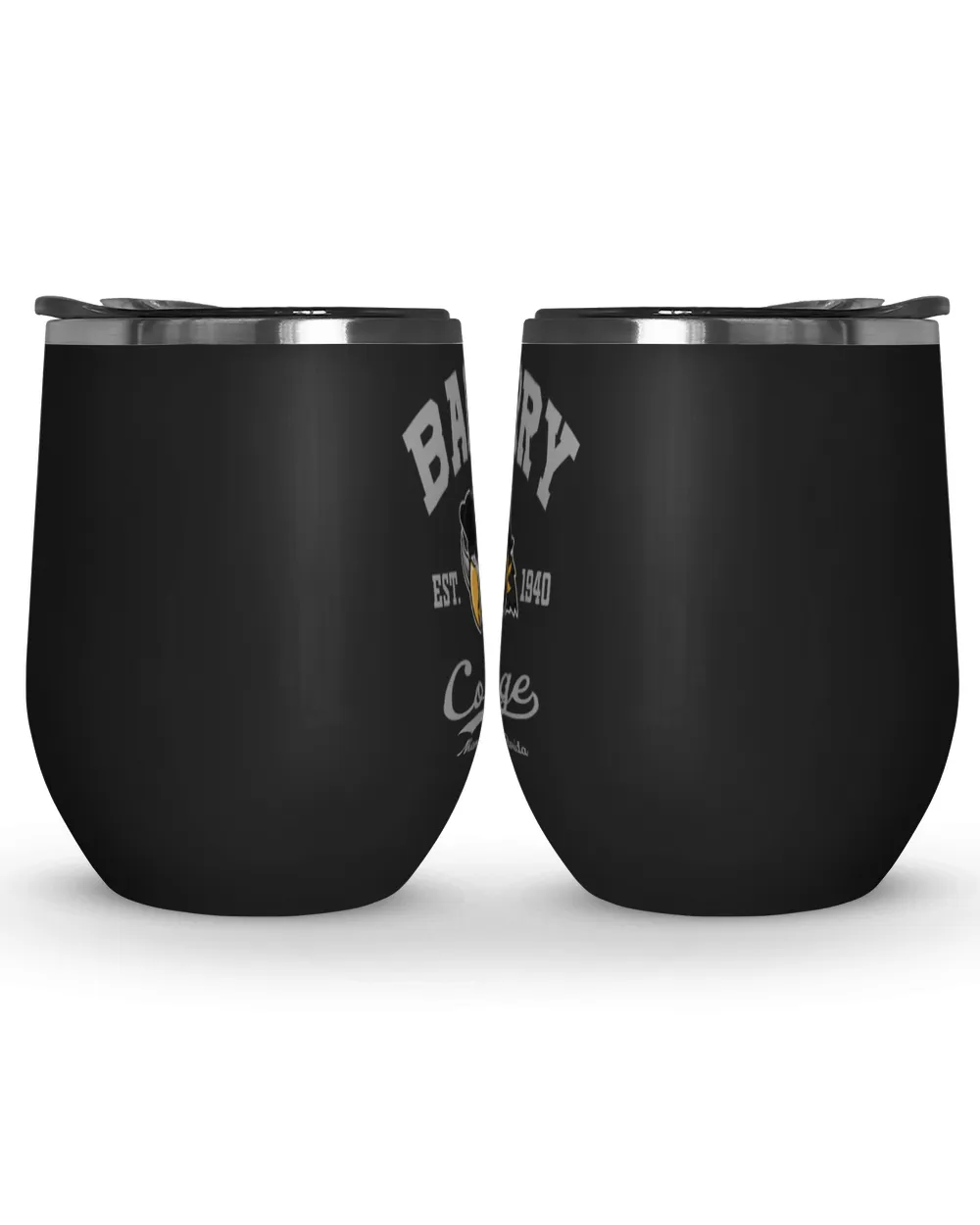 Barry CL FL Motto Wine Tumbler (12 oz) black 12oz