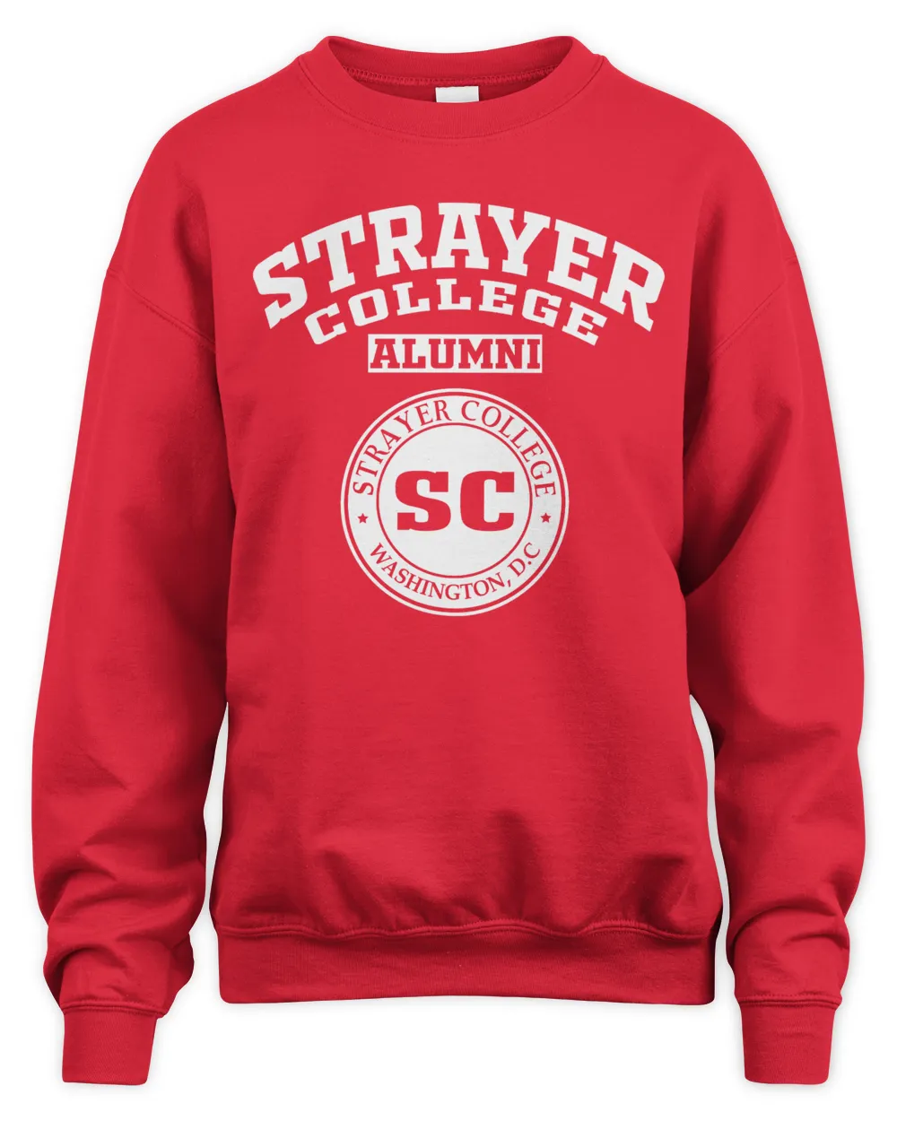 Strayer College 2 LGO Unisex Sweatshirt red s