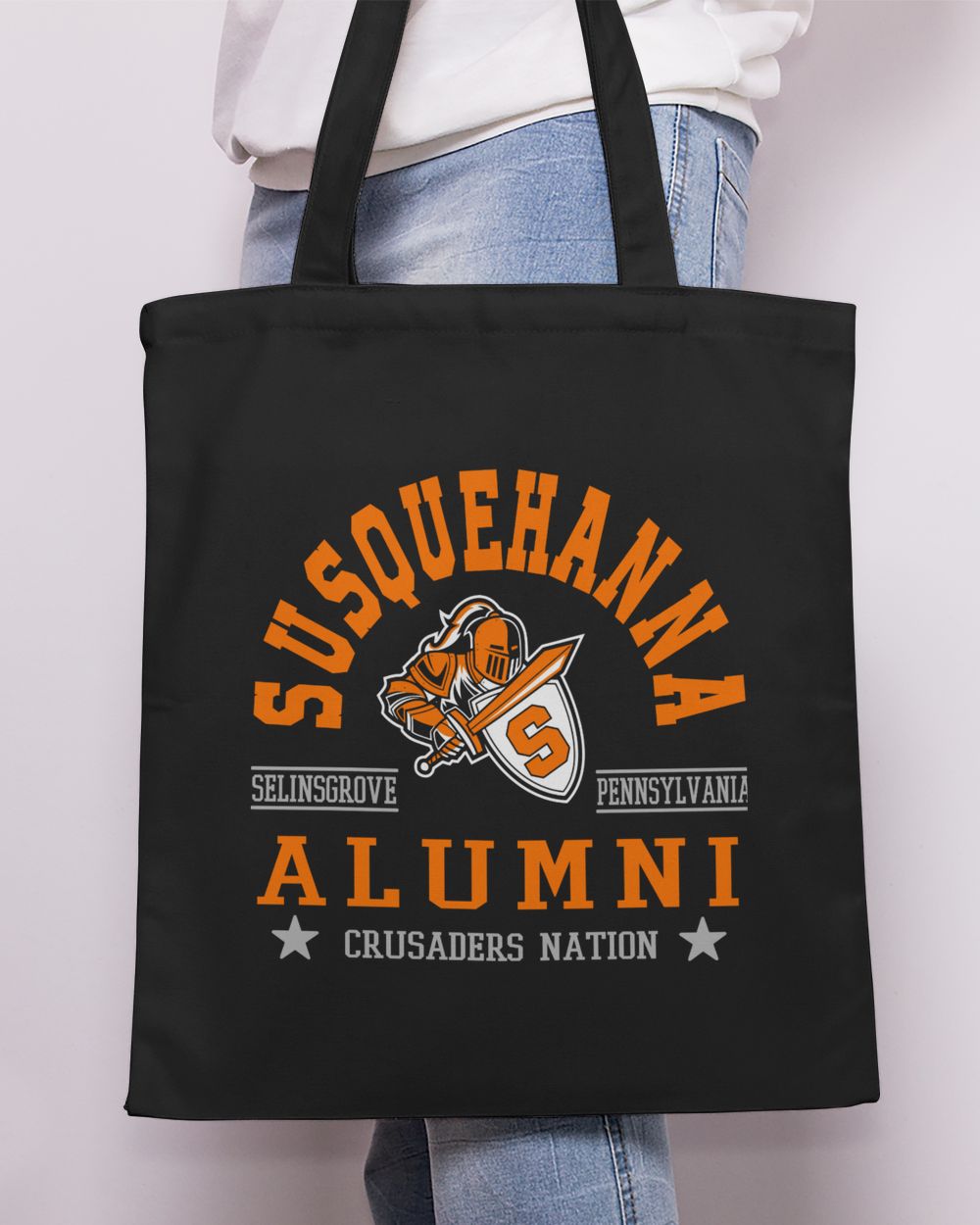 Susquehanna Uni Nation Tote Bag - Printed in the EU black onesize