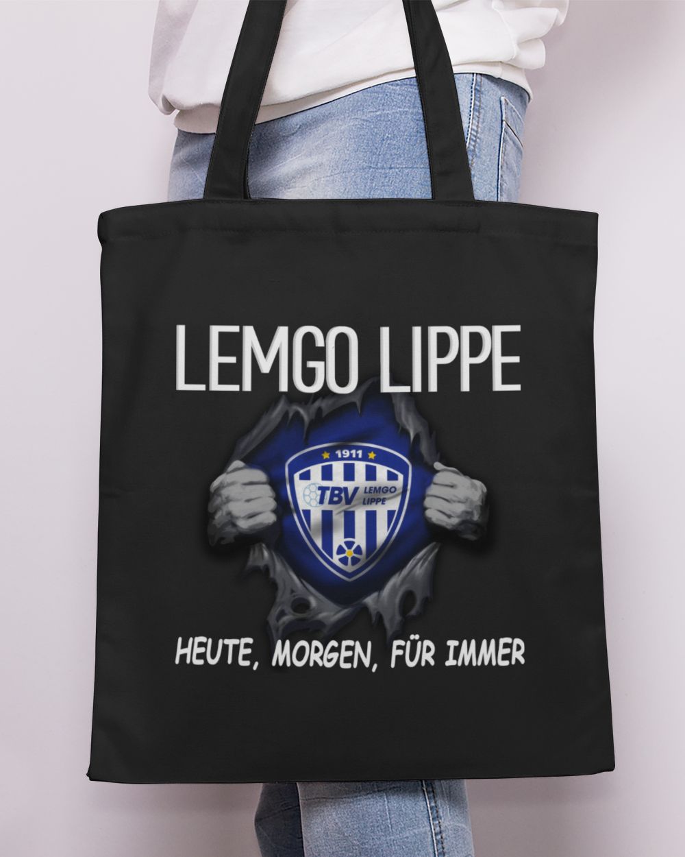 TBV Lemgo Today forever GER Tote Bag - Printed in the EU black onesize