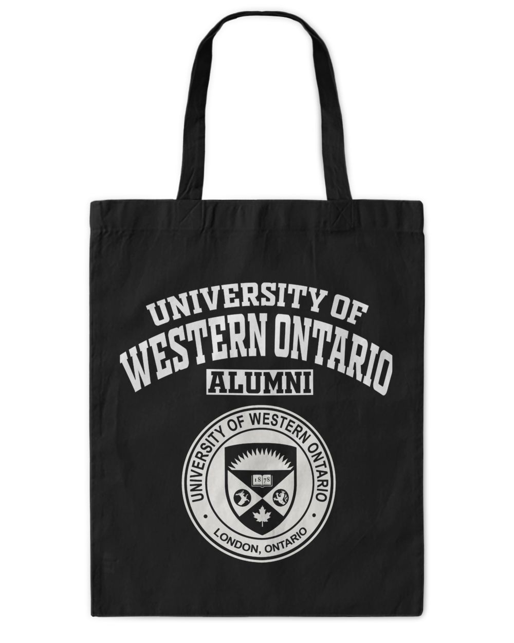 University of Western Ontario CAD LGO Tote Bag - Printed in the EU black onesize