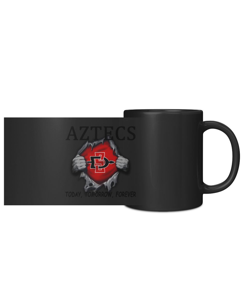 San Diego State Aztecs tomorrow forever US Black Mug 11oz black 11oz