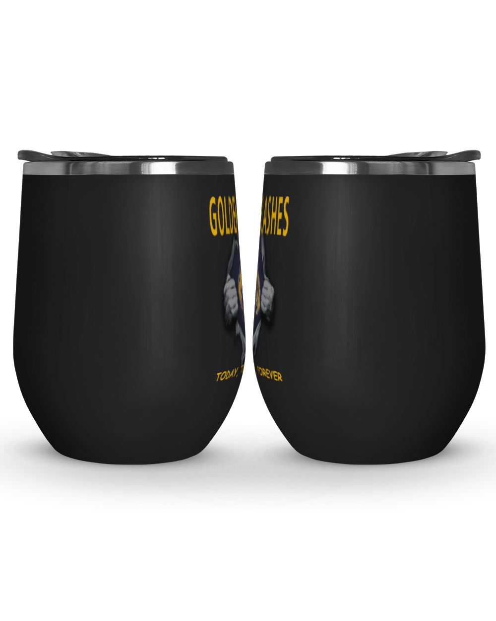 Kent State Golden Flashes tomorrow forever US Wine Tumbler (12 oz) black 12oz