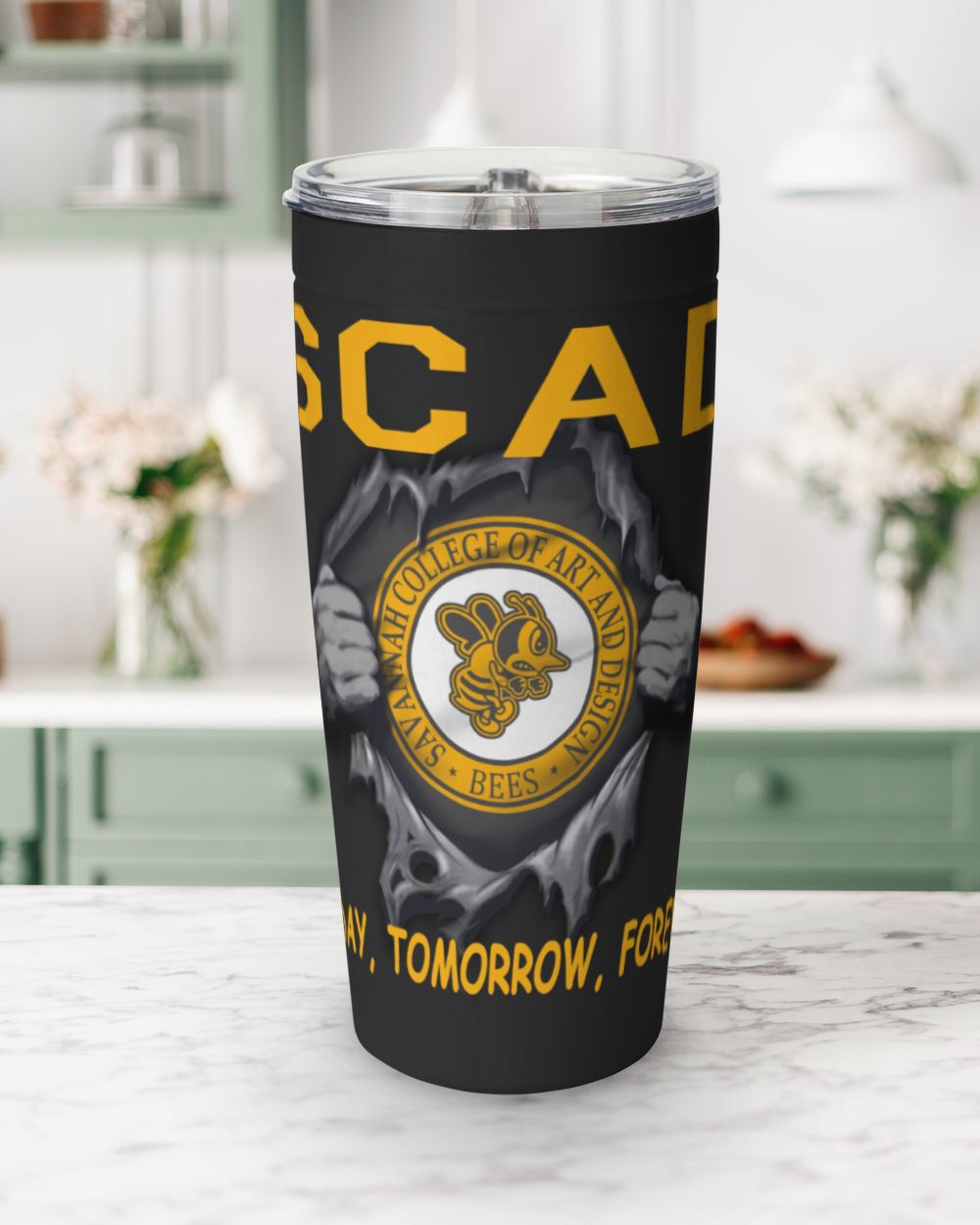 Savannah College of Art and Design Today forever US Viking Tumbler (20oz) black 20oz