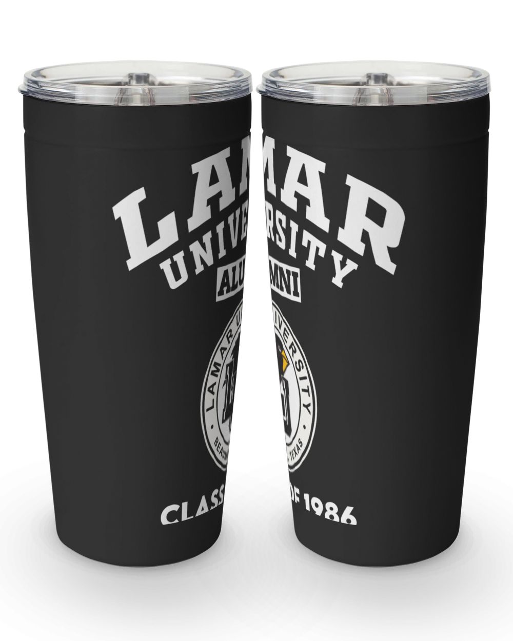 Lamar Uni Class of 1986 Viking Tumbler (20oz) black 20oz