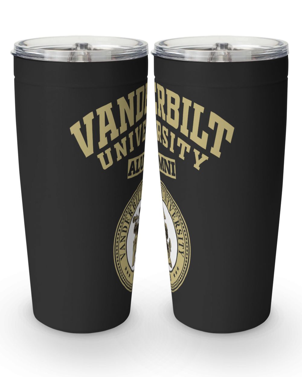 Vanderbilt University 2 LGO Viking Tumbler (20oz) black 20oz