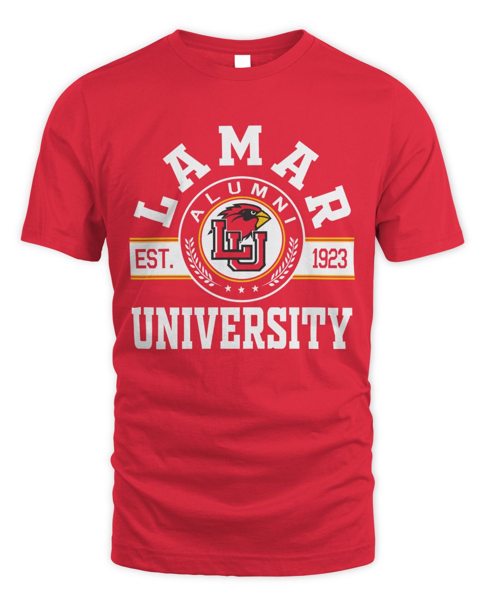 Lamar University Lgo2 Unisex Standard T-Shirt red s