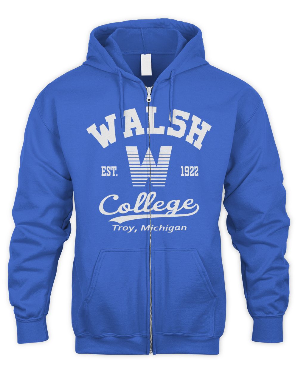 Walsh CL MI Motto Men's Zip Hoodie royal s
