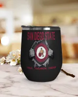 San Diego State University Today forever US Wine Tumbler (12 oz) black 12oz