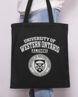 University of Western Ontario CAD LGO Tote Bag - Printed in the EU black onesize