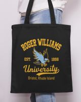 Roger Williams  Uni RI Motto Tote Bag - Printed in the EU black onesize